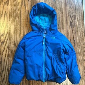 Reversible Northface Blue Jacket (size 5)